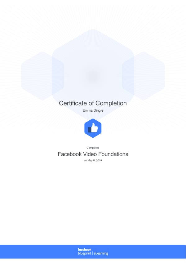 Facebook Blueprint Certificates - Page 14