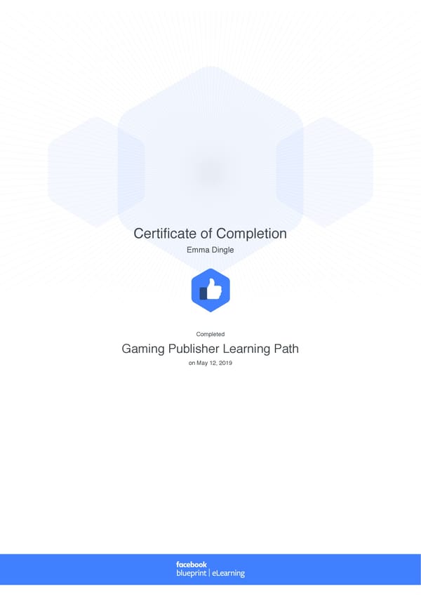 Facebook Blueprint Certificates - Page 15