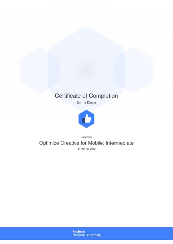 Facebook Blueprint Certificates - Page 21