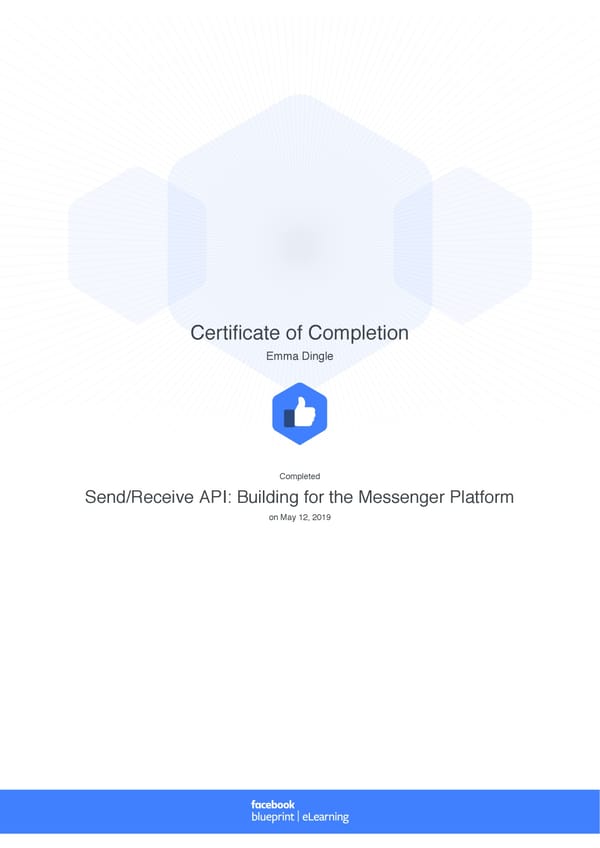 Facebook Blueprint Certificates - Page 25