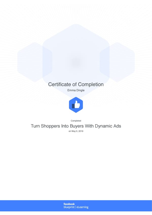 Facebook Blueprint Certificates - Page 27