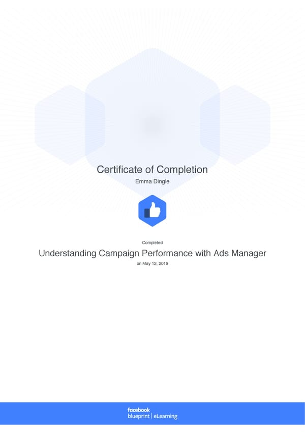 Facebook Blueprint Certificates - Page 28