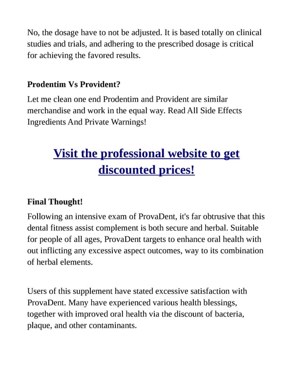 ProvaDent : ⛔Big warning⛔! Analyzing the Pros and Cons, Does It Deliver Results? - Page 18