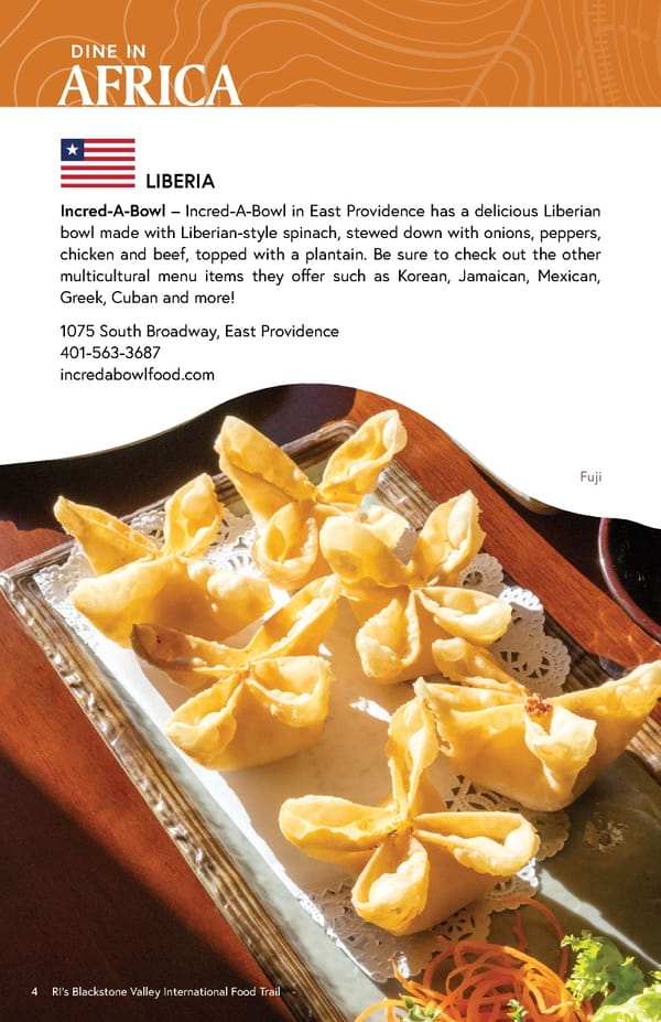 Blackstone Valley International Food Trail Guide - Page 4