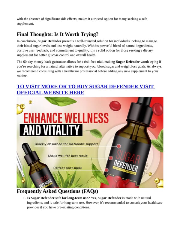 Sugar Defender (LEGIT OR HYPE) — Does It Really Work? - Page 10