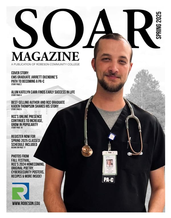 SOAR Magazine Spring 2025 by Robeson Community College - Page 1