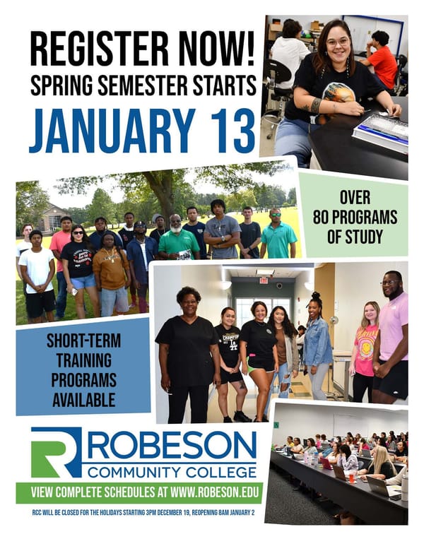 SOAR Magazine Spring 2025 by Robeson Community College - Page 2