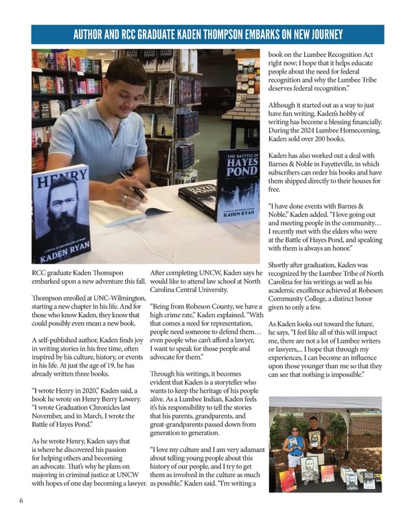 SOAR Magazine Spring 2025 by Robeson Community College - Page 8