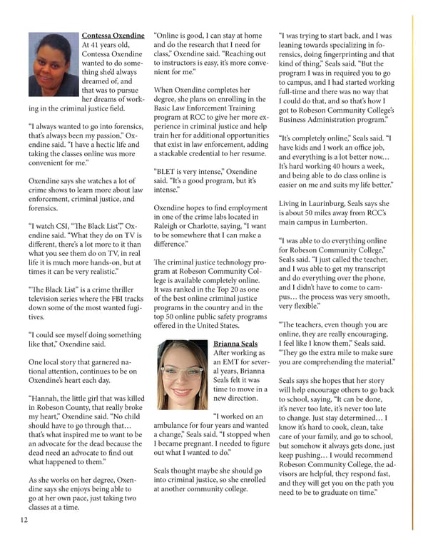 SOAR Magazine Spring 2025 by Robeson Community College - Page 14