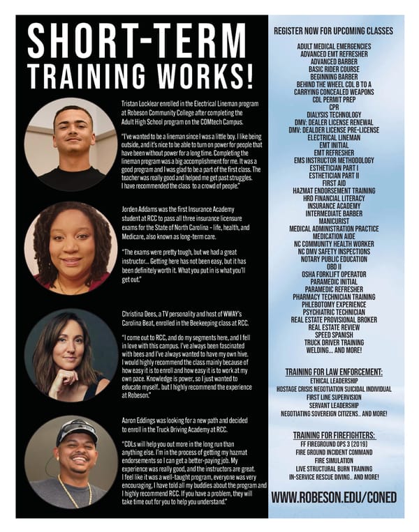 SOAR Magazine Spring 2025 by Robeson Community College - Page 23