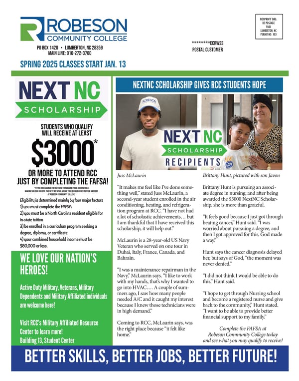 SOAR Magazine Spring 2025 by Robeson Community College - Page 24