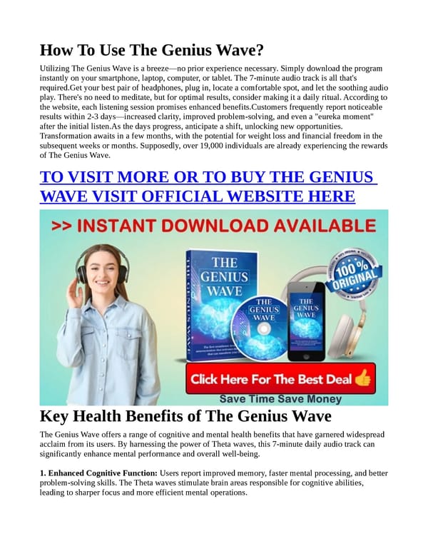 The Genius Wave Reviews SCAM? Clinically Researched or Risky? - Page 4