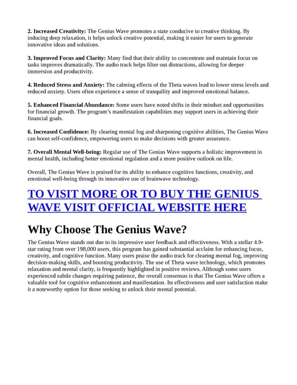 The Genius Wave : [TOP 5 Reasons!] Why We're Your Best Choice? - Page 5