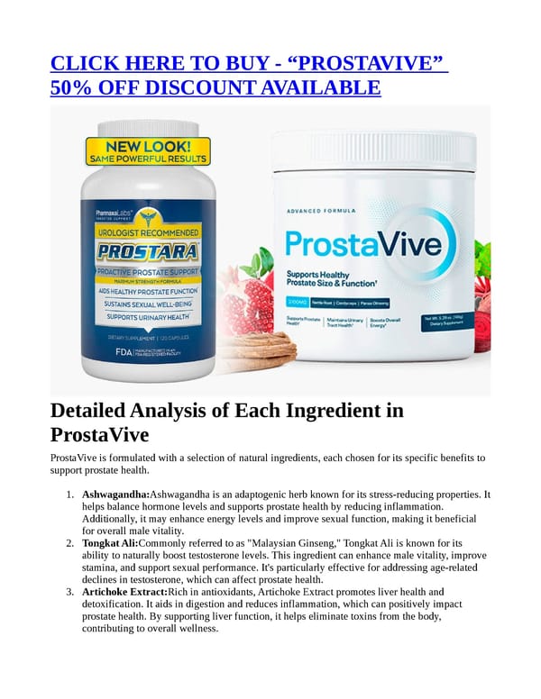 ProstaVive (LEGIT OR HYPE) — Really Work? - Page 4