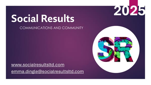 Social Results 2025: Communications and Community - Page 1