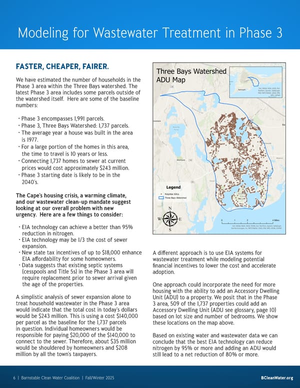 Barnstable Clean Water Coalition Quarterly: Fall/Winter 2025 - Page 6