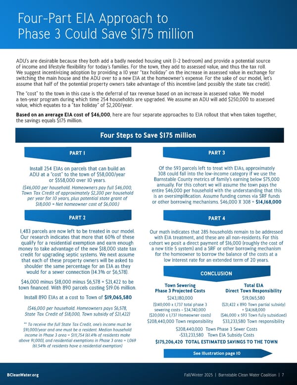 Barnstable Clean Water Coalition Quarterly: Fall/Winter 2025 - Page 7