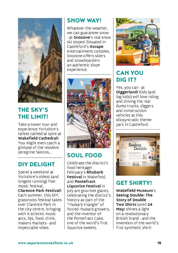 Wakefield Visitor Guide 2025 - Page 15