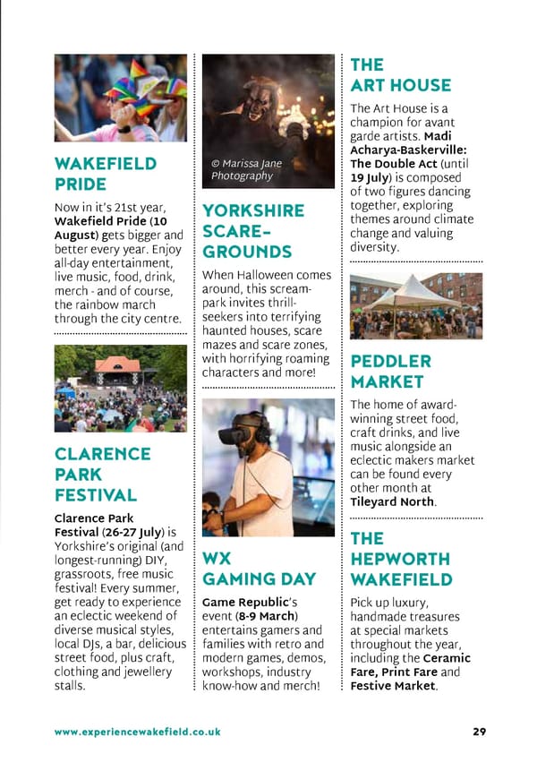 Wakefield Visitor Guide 2025 - Page 29